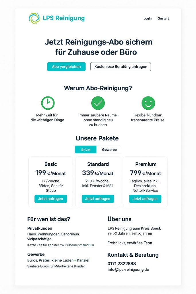 LPS Reinigung